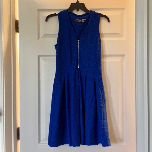Cobalt Blue Cocktail Dress - Picture 4 of 4